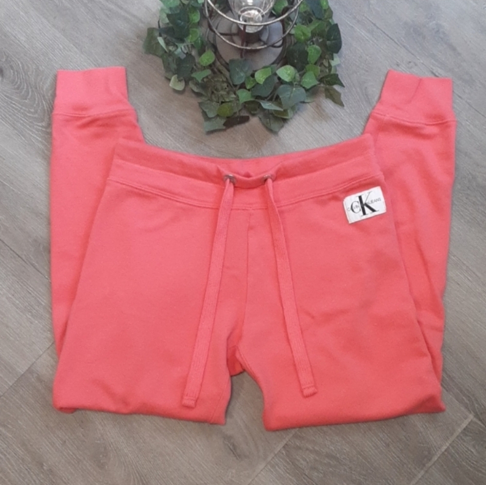 Calvin Klein Coral Pink Sweatpants